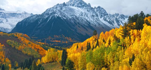 Mount Sneffels in autumn